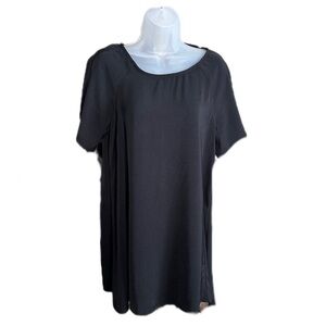 Very J Brand Classic Black Babydoll Mini Dress Size Small